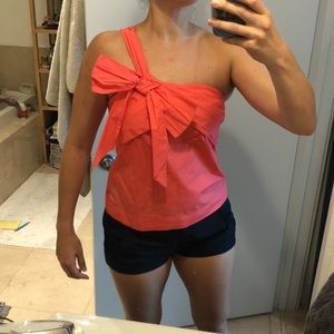 J. Crew sz 2 pink bow tank top